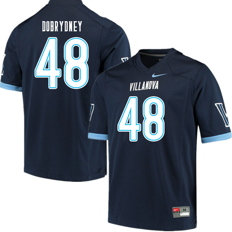 Men #48 Chris Dobrydney Villanova Wildcats College Football Jerseys Sale-Navy